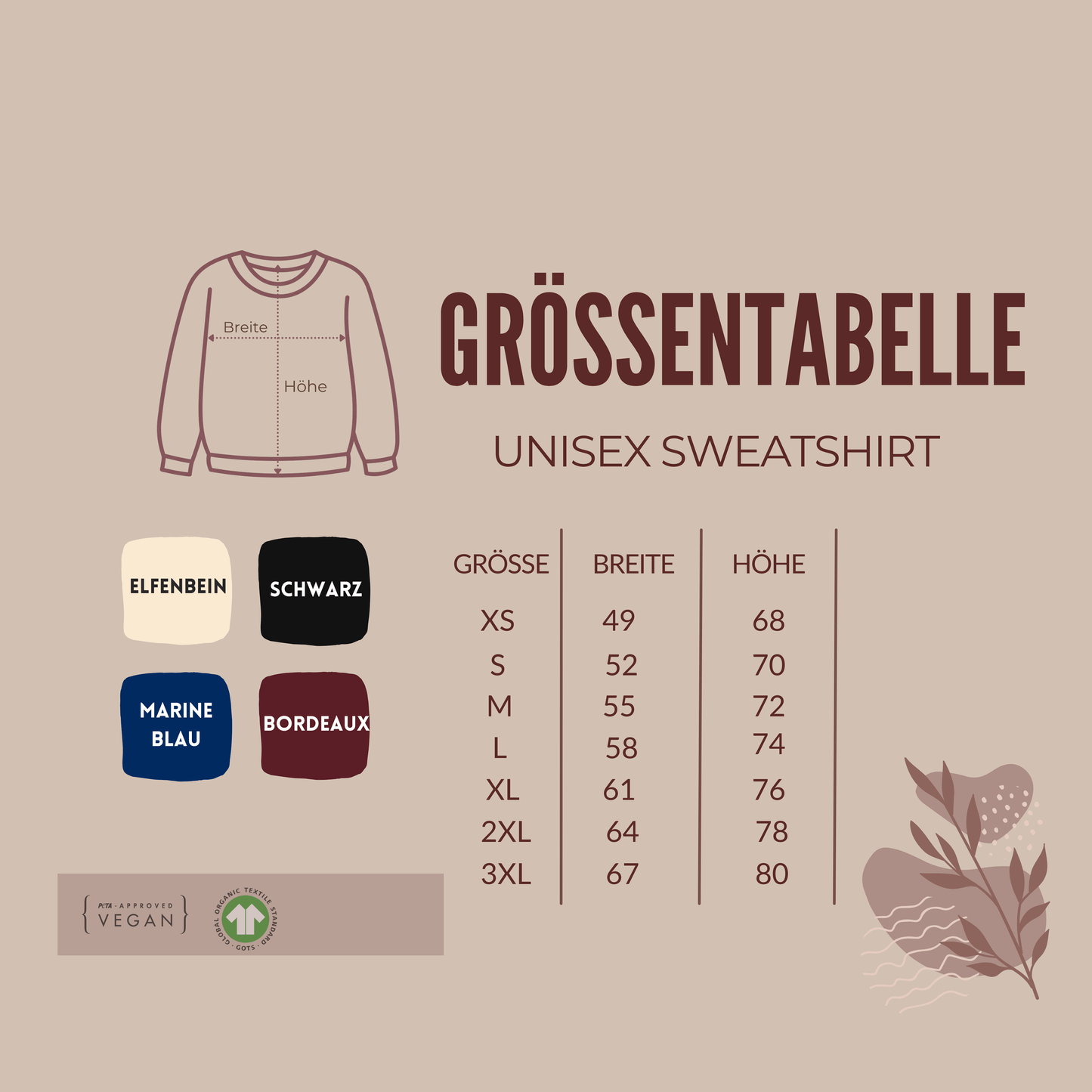Partnerlook Sweatshirt Mama & Kind "Don't Quit" – Bio-Baumwolle