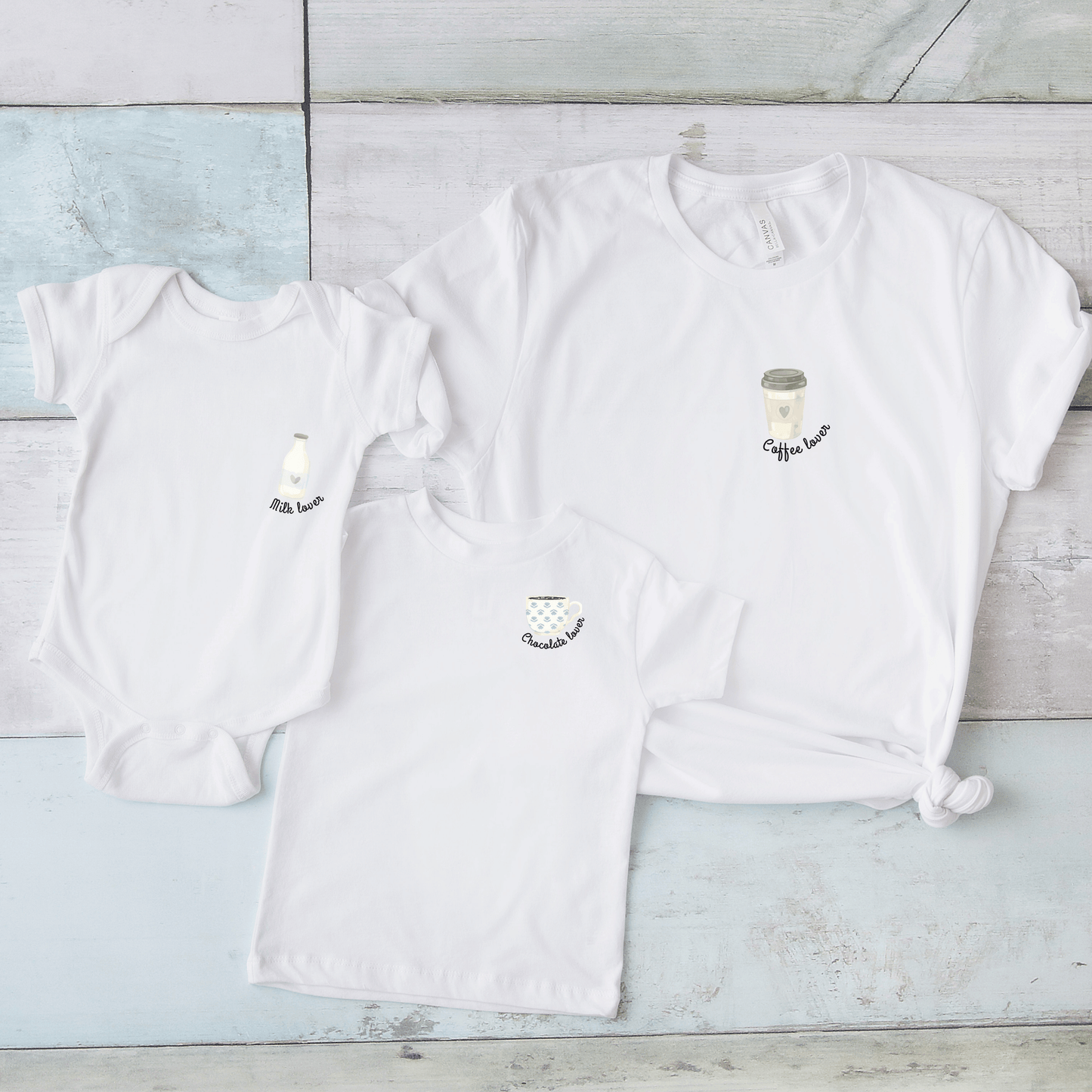 «Coffee Lover Set» lustiges Kinder T-Shirt