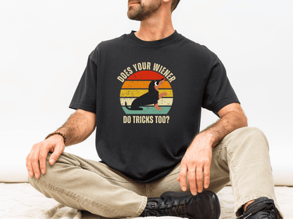 Does Your Wiener Do Tricks? – Oversized Dackel T-Shirt Bio-Baumwolle