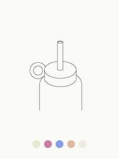 BINK Carry Cap Straw 620ml | Sable