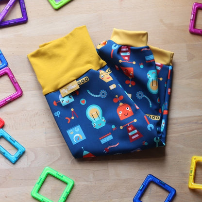 Softshell trousers robot, blue