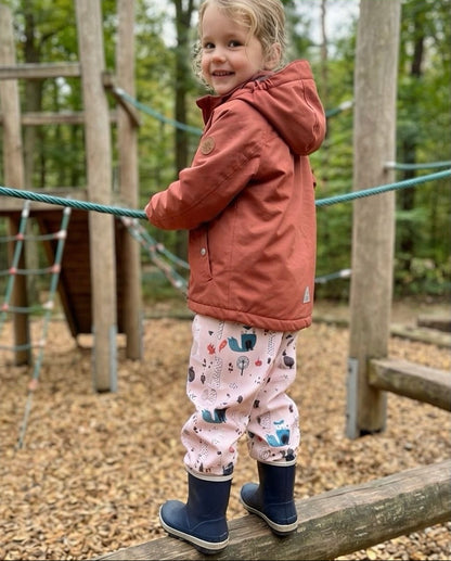 Softshell trousers bear, light pink