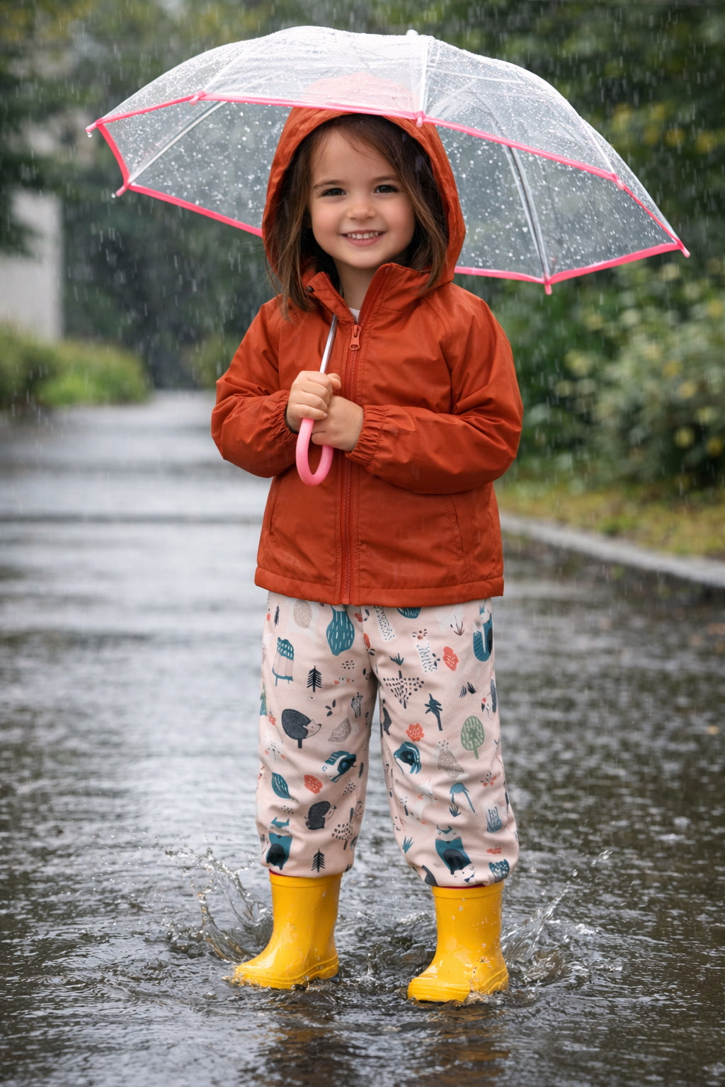 Softshell trousers bear, light pink