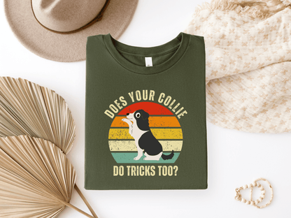 Does Your Collie Do Tricks? – Oversized Collie T-Shirt Bio-Baumwolle