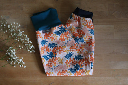 Softshell trousers, rowanberry color, blue