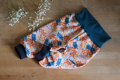 Softshell trousers, rowanberry color, blue