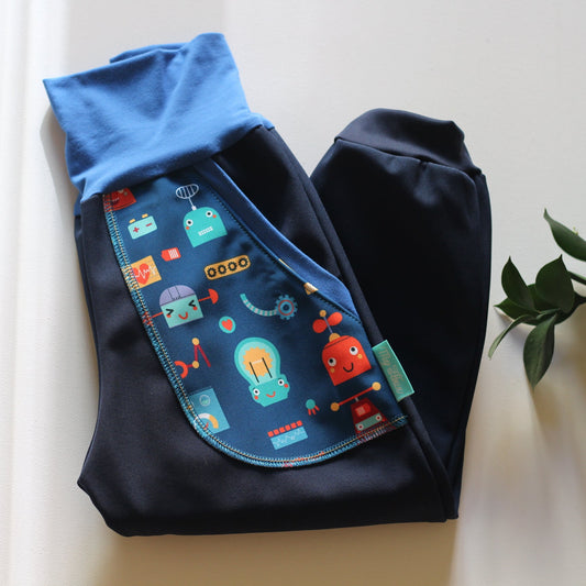 Softshell trousers robot, blue