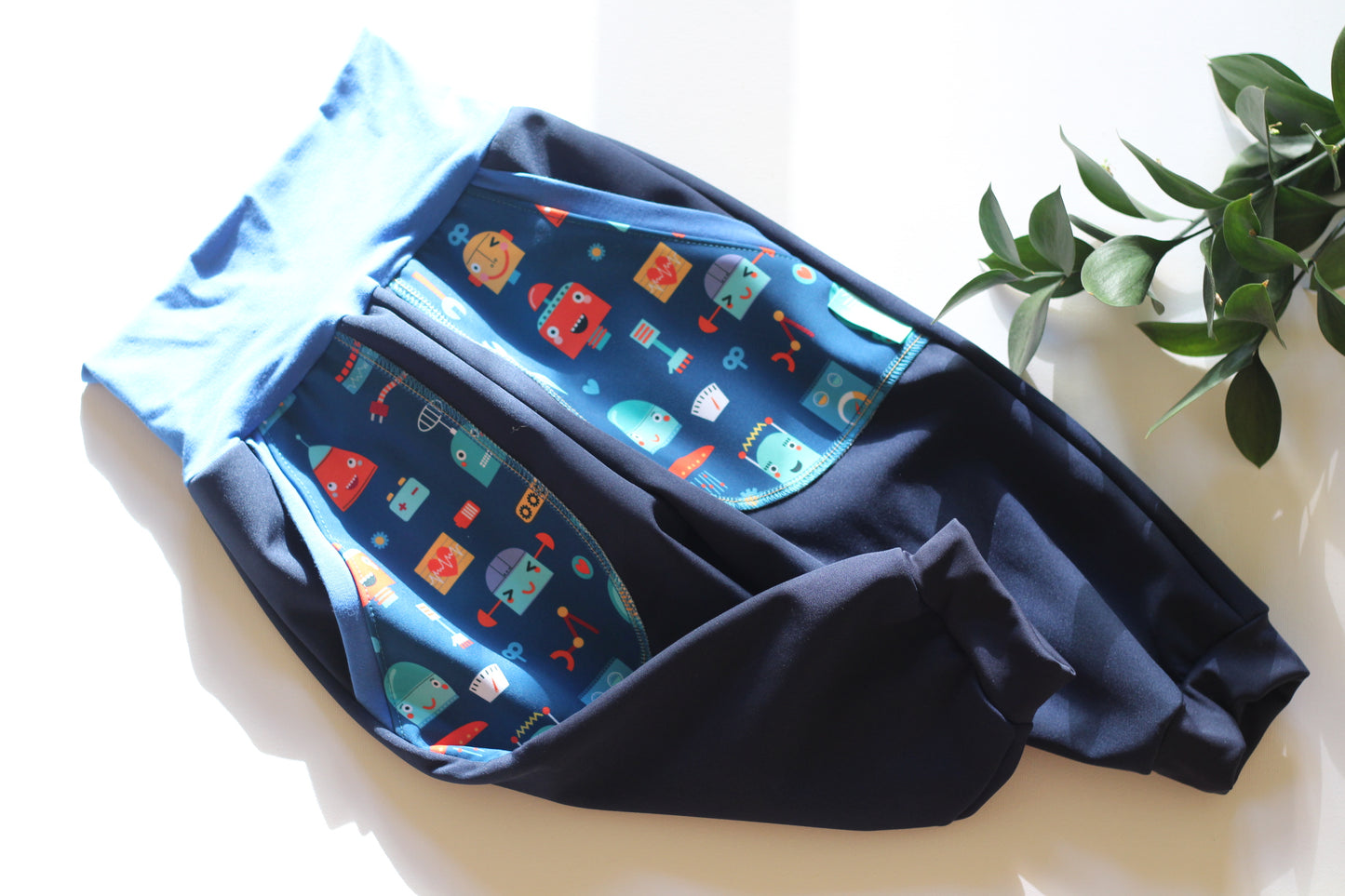 Softshell trousers robot, blue
