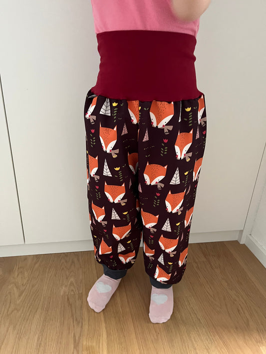 Kinder Softshellhosen Füchse