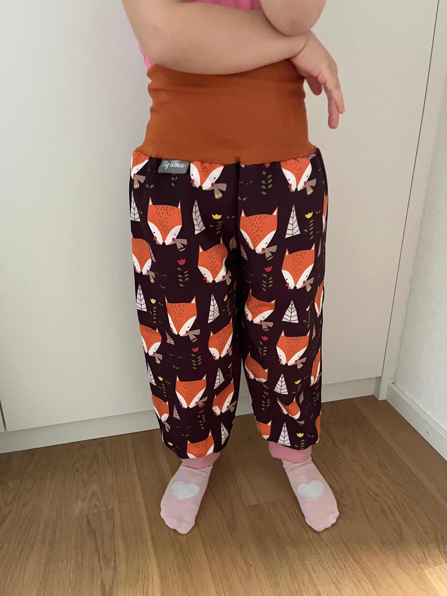 Pantalon softshell renard, orange