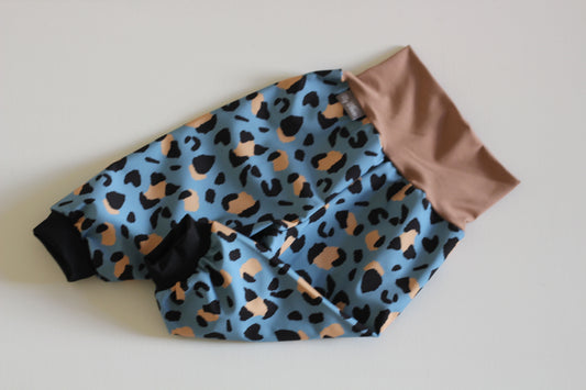 Pantalon softshell imprimé léopard, kaki