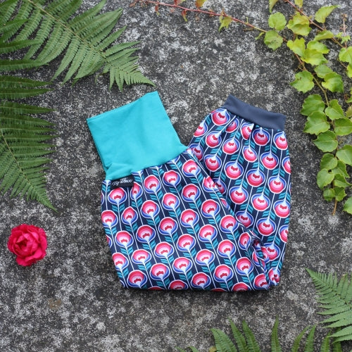 Pantalon softshell, renards, bordeaux