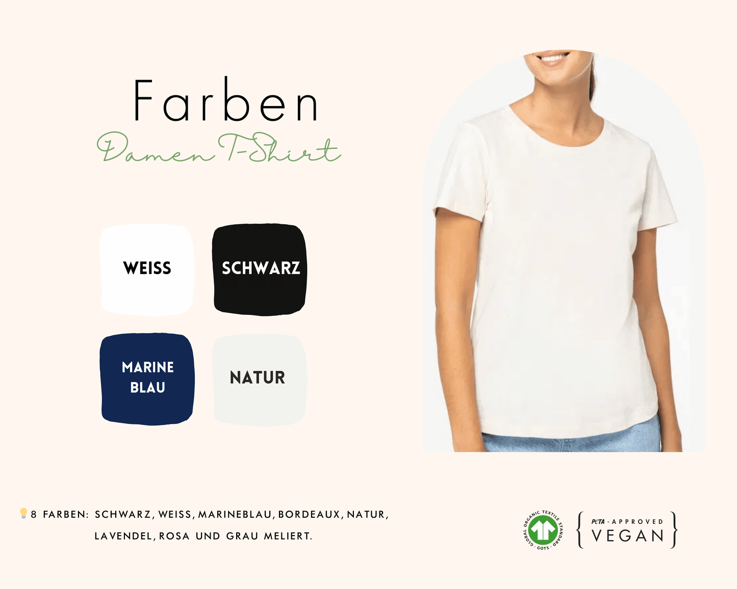 Mama T-Shirt Schleife Blau und Spruch – Bio-Baumwolle