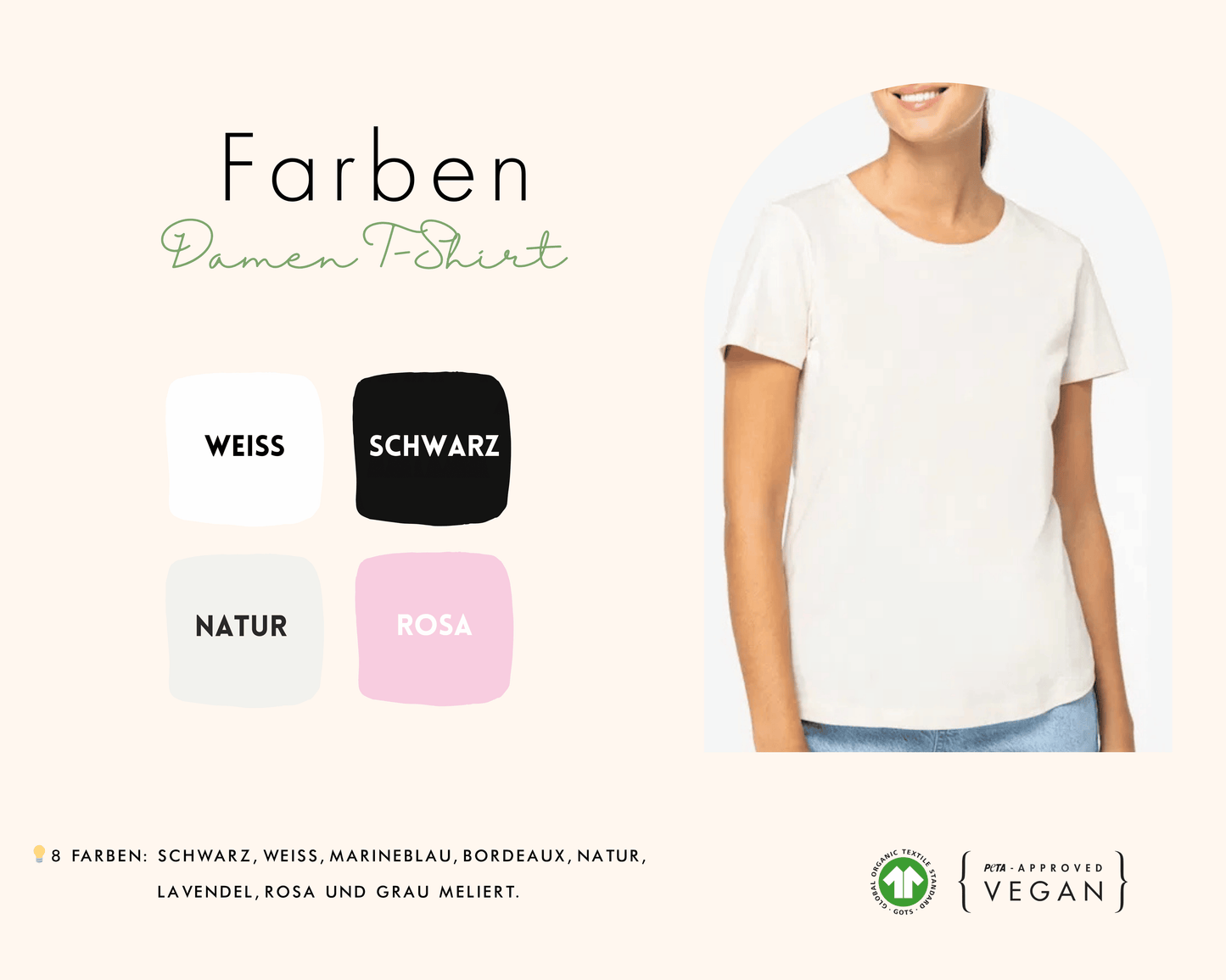 Mama T-Shirt Grosse Schleife Rosa – Bio-Baumwolle