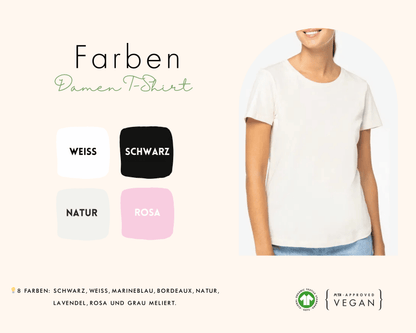 Mama T-Shirt Grosse Schleife Rosa – Bio-Baumwolle