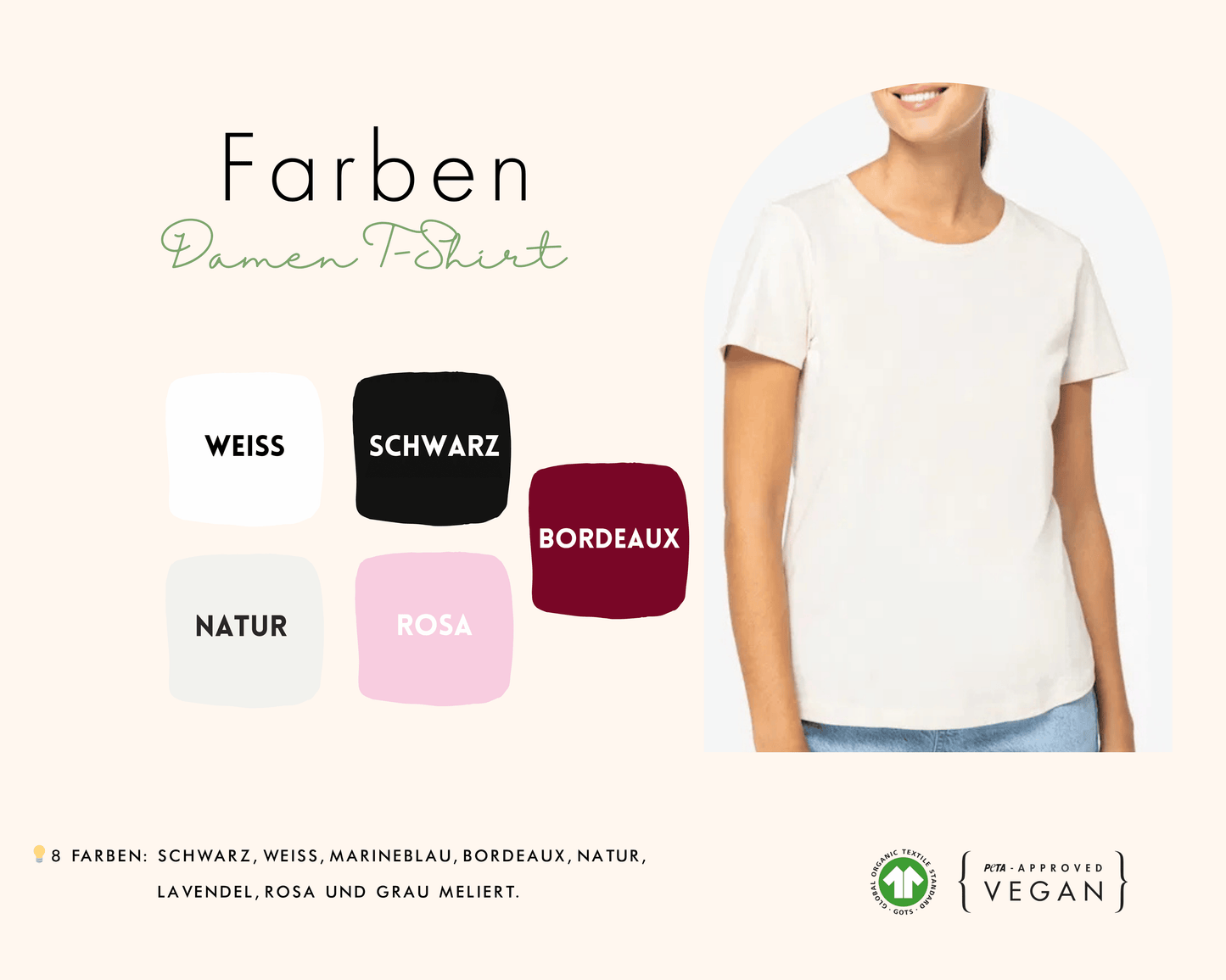 Mama T-Shirt Grosse Schleife Rosa – Bio-Baumwolle