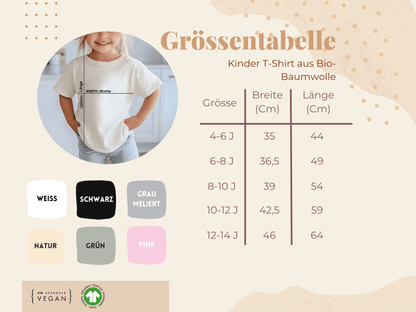 Kinder T-Shirt Schleife rosa – Mit Namen personalisierbar