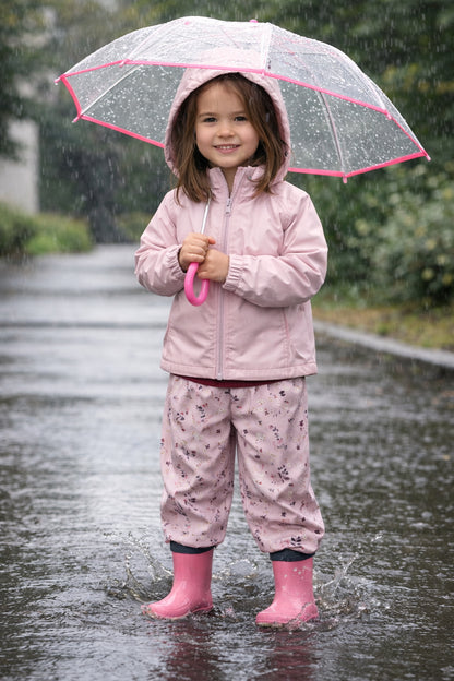 Pantalon softshell à imprimés floraux et mûres