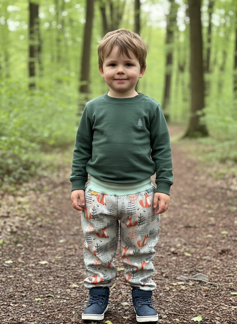 Pantalon softshell renard, menthe