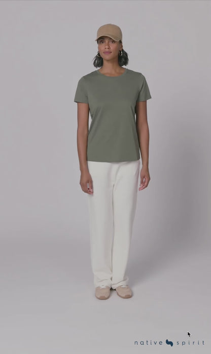 Mama T-Shirt Schleife Blau und Spruch – Bio-Baumwolle