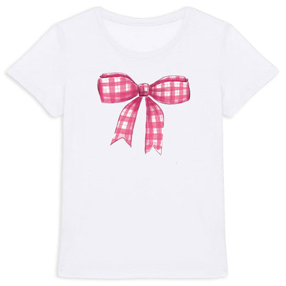 Heavyweight-T-Shirt für Frauen: Mama T-Shirt mit großer Schleife in Rosa - vorderseite_0