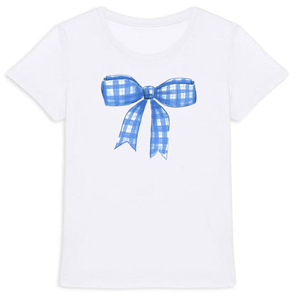 T-Shirt für Frauen - Mama T-Shirt in Blau mit Schleife - vorderseite_0