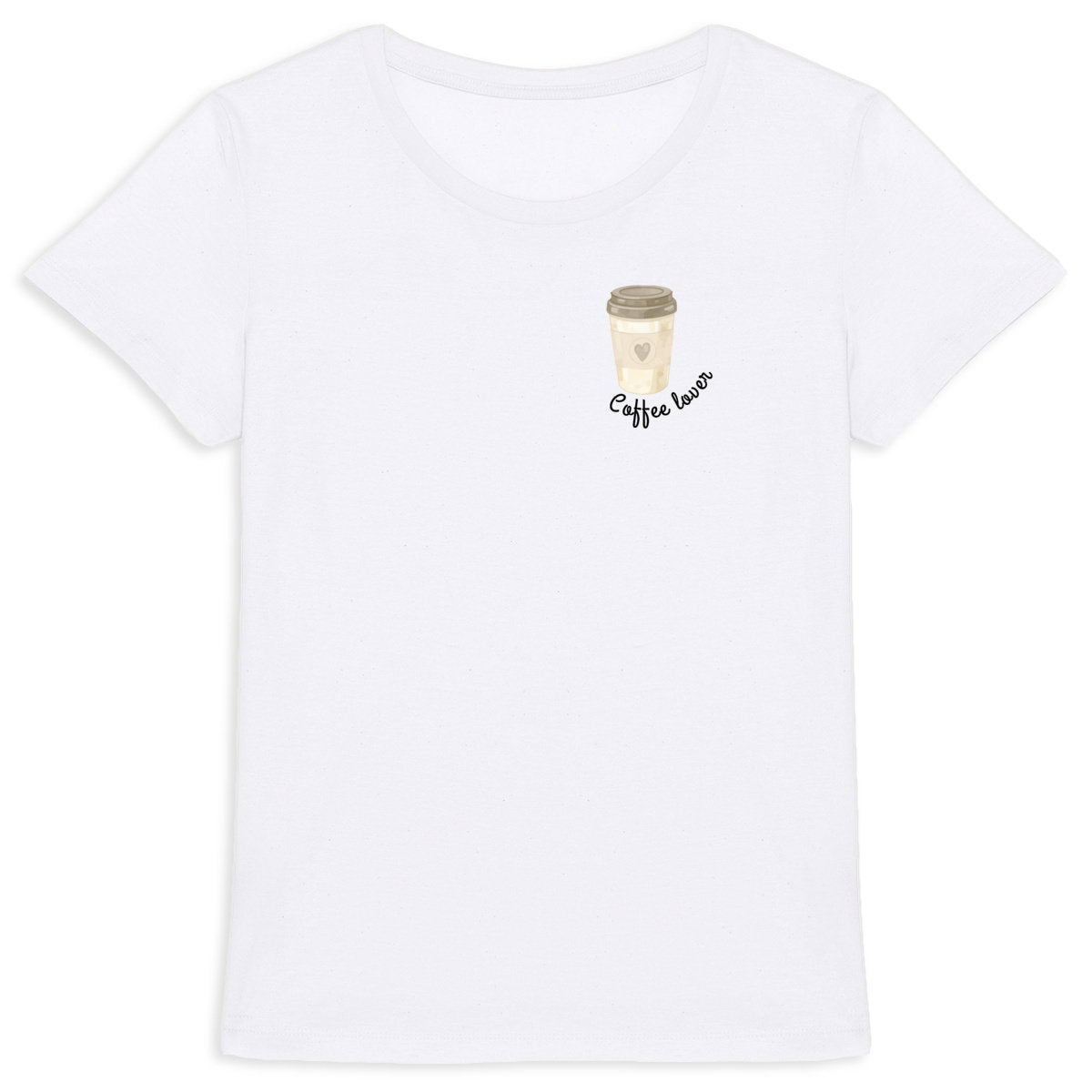Organisches Damen T-Shirt Coffee Lover - vorderseite_0