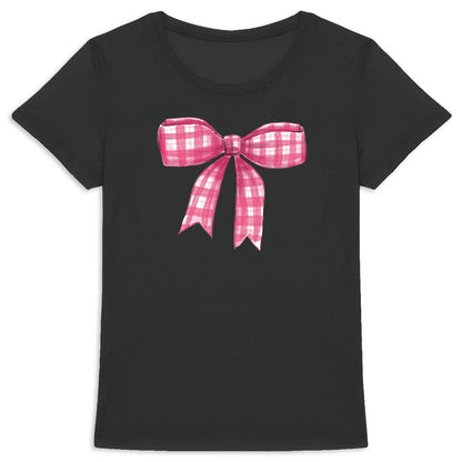 Heavyweight-T-Shirt für Frauen: Mama T-Shirt mit großer Schleife in Rosa - vorderseite_1