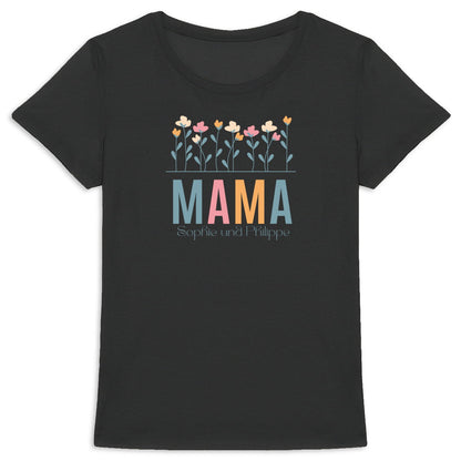 T-Shirt für Frauen aus Bio-Baumwolle - Dein persönliches Mama T-Shirt - vorderseite_1