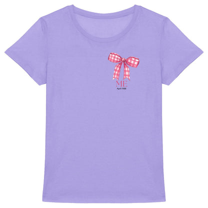T-Shirt für Frauen – Mama T-Shirt Schleife Rosa - vorderseite_3